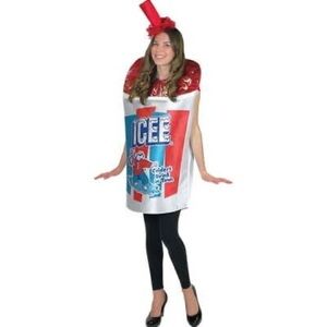 Rasta Red Icee Costume NEW Halloween Drink Slushie Women Headband